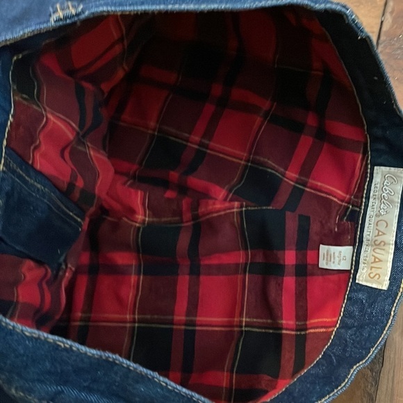 CABELA’S Flannel Lined Jeans Size 12” - Picture 6 of 15